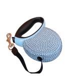Sweet Roller Leash - Extendable Rhinestone Walking Leash for Small & Medium Dogs Puppies & Cats - Perfect Pet Parenting Accessory - Buy Online on SooperMarket.com