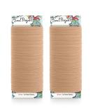 Soul Project Hair Ties - 100 No Metal Elastics for All Hair Types - 4mm Dark Blonde Hair Bands for Ponytails & Buns - Perfect for School Work & Gym - Buy Online on SooperMarket.com