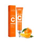 5 in 1 Vitamin C Eye Cream - Anti-Aging Reduces Dark Circles & Puffiness for All Skin Types - Rejuvenate Your Under Eyes & Bags - Buy Online on SooperMarket.com
