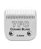 BESTBOMG Pet Clipper Blades Shaving Head Compatible with Oster Animal Clipper Detachable Stainless Steel Ceramic Blade Compatible with Wahl Clipper Compatible with Andis Dog Clipper (3.2mm 7FC) E 7FC 1PACK - Buy Online on SooperMarket.com