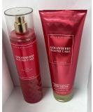Bath & Body Works - Strawberry Pound Cake - 2 pc Bundle - Fine Fragrance Mist and Ultimate Hydration Body Cream - 2022 - Buy Online on SooperMarket.com