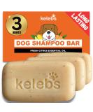 Kelebs Sensitive Dog Shampoo - Vegan Citrus Soap for Puppies | Lavender & Oatmeal | 3 Pack | Natural Dog Care - Buy Online on SooperMarket.com