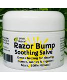 Urban ReLeaf RAZOR BUMP Soothing Salve - 1 oz | Natural Vegan Formula for Ingrown Hairs, Rashes, and Razor Burn on Face, Neck, Bikini, and Body - Buy Online on SooperMarket.com