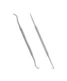 2PCS Ingrown Toenail File and Lifter with Storage Case,YINYIN100% Stainless Steel ingrown toenail tool,Double Sided Professional Grade Nail Cleaner Tool  Silver - Buy Online on SooperMarket.com