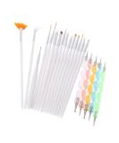 Yimart 20PCS Nail Art Dotting Painting Brush Pen Set for Design and Polish - Buy Online on SooperMarket.com