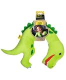 Moses.Dino T-Rex Nude Pillow | Plush Neck Pillow for Kids | Ideal Travel Companion | Green Tyrannosaurus-Rex | 1 Pack - Buy Online on SooperMarket.com