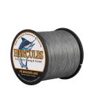Hercules Super Cast Braided Fishing Cord - 100m to 2000m Yards 10LB - 300LB Test 8 Strands Gray PE Braid for Saltwater & Freshwater - 30lb / 0.28mm / 500m (547yds) - Buy Online on SooperMarket.com