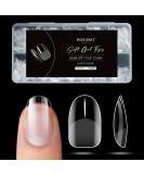 Modelones 500PC Nail Tips Set - Full Cover Squoval Nail Tips for DIY & Nail Studios | 10 Sizes Short Half Matte International Shipping - Buy Online on SooperMarket.com
