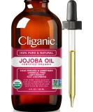Cliganic USDA Organic Jojoba Oil, 100% Pure (4oz) | Moisturizing Oil for Face, Hair, Skin & Nails | Natural Cold Pressed Hexane Free 4 Fl Oz (Pack of 1) - Buy Online on SooperMarket.com