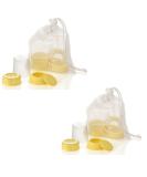 Medela Breastmilk Bottle Spare Parts - Set of 2 | Replacement Accessories - Buy Online on SooperMarket.com