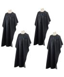 Hair Salon Capes with Snap Closure Waterproof Hairdressing Styling Hair Cutting Coloring Nylon Cape for Barber Hairdressers (4 Pack) Black 59x47 Inch (Pack of 4) - Buy Online on SooperMarket.com