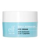 e.l.f. Holy Hydration! Eye Cream | Infused with Hyaluronic Acid & Peptides | Minimizes Dark Circles | 0.53 Oz (15g) - Buy Online on SooperMarket.com