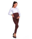 SOFTSAIL Womens Maternity Leggings PREG28 16 Brown | Thick Cotton Pregnancy Fleece Pants - Buy Online on SooperMarket.com