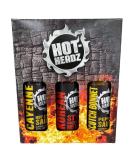 Hot Headz 3-Pack Hot Sauce Gift Set - 148ml Each. All-Natural Spicy Sauces for Marinades and Dipping. Perfect for Any Dish! - Buy Online on SooperMarket.com