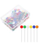200 Pieces Flat Head Straight Pins  Flower Head Sewing Pins Quilting Pins for Sewing DIY Projects Dressmaker Jewelry Decoration  Assorted Colors 200 Dark Flowers - Buy Online on SooperMarket.com