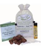 Organic Soap Nuts & Berries - 8oz (120 Loads) + Travel Bottle & Wash Bag | Eco-Friendly Laundry Solution - Buy Online on SooperMarket.com