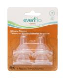 Evenflo Classic Nipples Slow Flow 0-3 months 4 ea (Pack of 2) - Buy Online on SooperMarket.com