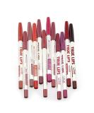 Sankuwen Waterproof Lip Liner Pencil Set - 12 Vibrant Colors - Buy Online on SooperMarket.com