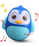 Buy Alyoen Penguin Wobbling Toy for Babies | Musical Roly Poly Tumbler for 6-12 Months | International Shipping - Buy Online on SooperMarket.com