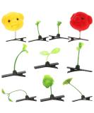 KALLORY 10pcs Bean Sprout Hair Clips - Cute Green Pea Barrettes for Girls - Buy Online on SooperMarket.com