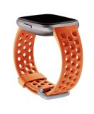 Breathable Orange Sport Bands for Fitbit Versa 2/Versa/Versa Lite - Women Men Replacement Wristbands - Buy Online on SooperMarket.com