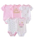 MAMIMAKA Baby Bodysuits Baby Pants Trousers Baby Clothes Short Sleeve Bodysuits Onesies for Baby Boys and Girls Bodysuits-1 9-12 Months - Buy Online on SooperMarket.com