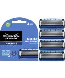 Wilkinson Sword Hydro 5 Skin Protection Razor Blades 4 Blades - Buy Online on SooperMarket.com