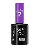 Rimmel London Super Gel Top Coat Nail Polish 12ml Transparent 12.00 ml (Pack of 1) - Buy Online on SooperMarket.com