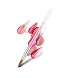 Aokitec Sable Kolinsky #20 Acrylic Nail Brush - Professional Wood Nail Art Tool for Manicure - Pink - Buy Online on SooperMarket.com