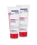 Numis med foot cream with 10% urea - skin -calming foot cream for very dry & rough feet - vegan skin care without silicones parabens & mineral oil - foot care 2 Pack (2x 100 ml) - Buy Online on SooperMarket.com