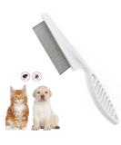 Redreo flea comb for dogs & cats professional dog bembs pet comb for removing fleas lice comb dust ridge with rounded metal tines for gentle care - Buy Online on SooperMarket.com