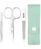 marQus Manicure Set 3 pieces travel set with file from Solingen nail care set nail scissors set and nail set 3. Mint - Buy Online on SooperMarket.com