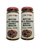 One Stop Dealers Chutney (250 Gram) Dipping Sauce - Compliment with Any Indian Dishes Unique and Pungent Flavour Makes Your Food Tantalizing (Pack of 2 Chutney Date & Tamarind) Chutney Date & Tamarind Pack of 2 - Buy Online on SooperMarket.com