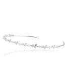 Vine Design Headband Tiara - Elegant Silver Plated Faux Pearls | T177 - Buy Online on SooperMarket.com