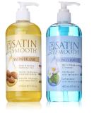 VALUE PACK SATIN SMOOTH Satin Release Wax Residue Remover  Satin cleanser skin preparation cleanser 16 ounce - Buy Online on SooperMarket.com