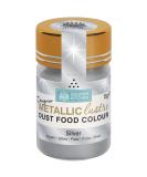 Squires Kitchen Designer Metallic Lustre Dust Silver 4g - Enhance Your Creations with Stunning Silver Shine - Buy Online on SooperMarket.com