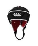 Canterbury CCC Rugby Raze Headguard  Scrum Cap  Full Coverage  Soft-Edged Chin Strap  Designed Holes Aid Ventilation  Foam Padding Black / Red Medium - Buy Online on SooperMarket.com