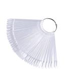 Clyhon 100-Piece Color Card Nail Polish Board | Nail Art Practice Stick | Fan Form Display for Professional Nail Techniques - Buy Online on SooperMarket.com