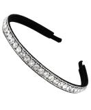 Wecoe Rhinestone Headband Women Silver Headband Women Non Slip Fashion Bling Sparkly Diamond Headband Hair Band Birthday Wedding Bridal Holiday Hair Accessories For Women Girls Valentine's Day Gifts - Buy Online on SooperMarket.com