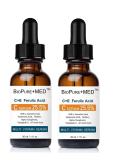 BioPureMED 25% Vitamin C Serum with Ferulic Acid & Tripeptide-5 | Anti-Wrinkle Face Moisturizer - Best Korean Organic Formula (2 Pack - Buy Online on SooperMarket.com