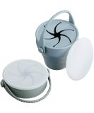 2 Pcs Collapsible Toddler Snack Cups 12oz - Spill Proof Silicone Bowls for Babies - Blue & Green - Buy Online on SooperMarket.com