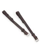 Shires Blenheim Bridle Cheek Pieces with Hook Studs-Black Pony 1/2" (12.5mm) - Buy Online on SooperMarket.com