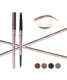 Music Flower Double Ended Eyebrow Pencil Waterproof Brow Pen Smudgeproof Long lasting Eye Makeup Pack of 1 Dark Brown Drak Brown - Buy Online on SooperMarket.com