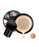 BB Mushroom Head Air Cushion CC Cream Foundation Cover Concealer Makeup Moisturizing Brightening Pigment Liquid Foundation Even Skin Tone Makeup #Natural 2 Count (Pack of 1) Naturel - Buy Online on SooperMarket.com