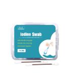 HUNWEY 75ct Disposable Iodine Cotton Swabs - Emergency Care Sanitary Buds for Women, Men, and Baby - Buy Online on SooperMarket.com