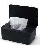 Premium Black Wet Wipes Box - Organize Baby Wipes & Damp Cloths | Stylish Storage for Home & Office - Buy Online on SooperMarket.com