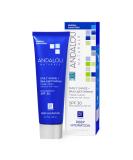 Andalou Naturals Face Sunscreen  SPF 30 Daily Shade + Blue Light Defense Facial Lotion  Broad Spectrum Protection  Deeply Hydrating Mineral Sun Block with Hyaluronic Acid & Zinc Oxide  2.7 Fl Oz - Buy Online on SooperMarket.com