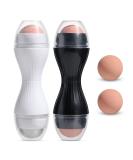 JPNK Oil Absorbing Volcanic Roller  Portable Reusable Oil-Resistant Face Roller  Oil Control Natural Stone Facial Tool  Suitable for Traveling at Home or Going Conduct for Skin Massage 2PCS - Buy Online on SooperMarket.com