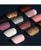 Short Press on Nails, Teenitor 288Pcs Matte Acrylic Short Square Fake Nails Full Cover, Glitter Press On False Nails Short squre - Buy Online on SooperMarket.com