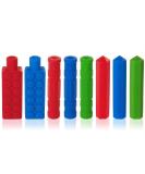 8 Pieces Pencil Topper ANSUG Chew Top Pens Silicone Pencil Topper for Special Needs Biting Aid Anxiety - Buy Online on SooperMarket.com